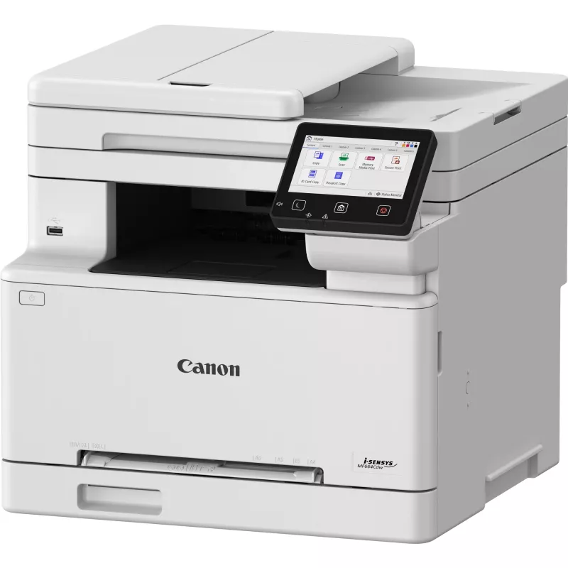 Daugiafunkcinis lazerinis spausdintuvas Canon i-SENSYS MF664Cdw — spalvotas, 1200x1200 DPI, 25 ppm, A4, „Wi‑Fi“, dvipusis