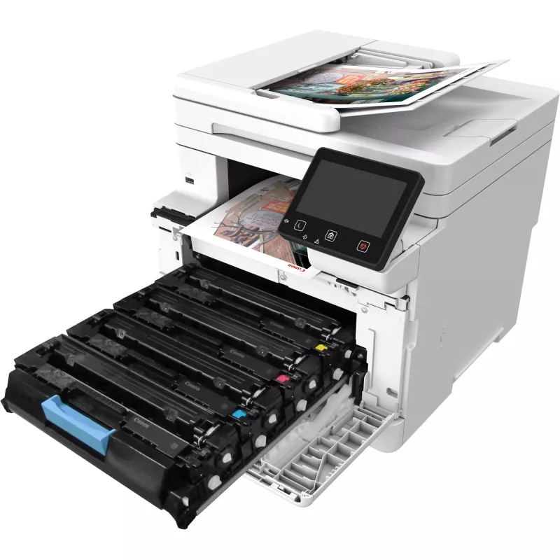 Daugiafunkcinis lazerinis spausdintuvas Canon i-SENSYS MF664Cdw — spalvotas, 1200x1200 DPI, 25 ppm, A4, „Wi‑Fi“, dvipusis