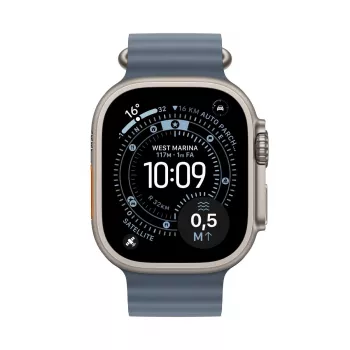APPLE Watch Ultra 3 (2025) Lte 49mm Titanium Case With Ocean Band - Mėlyna