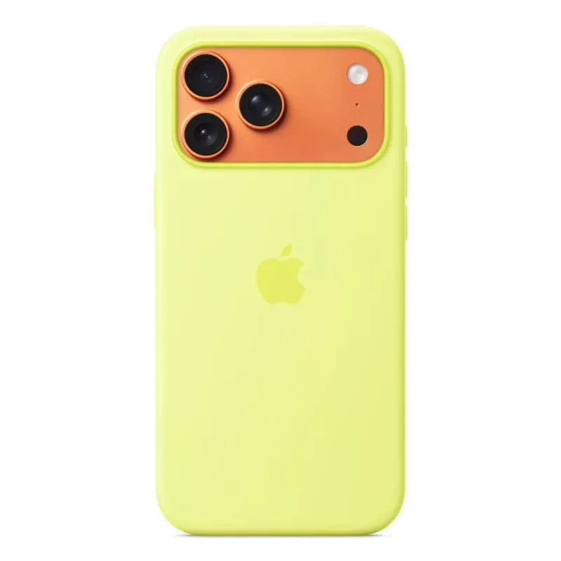 APPLE iPhone 17 Pro Max - Silicone Case With Magsafe - Neon Geltona