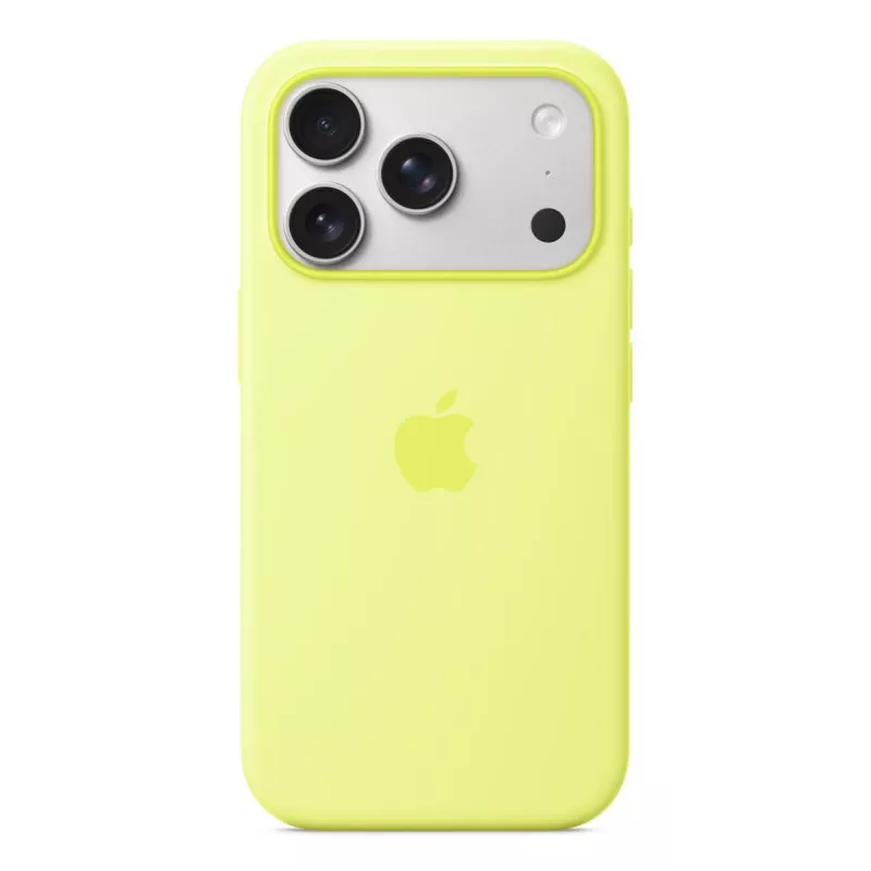 APPLE iPhone 17 Pro - Silicone Case With Magsafe - Neon Geltona
