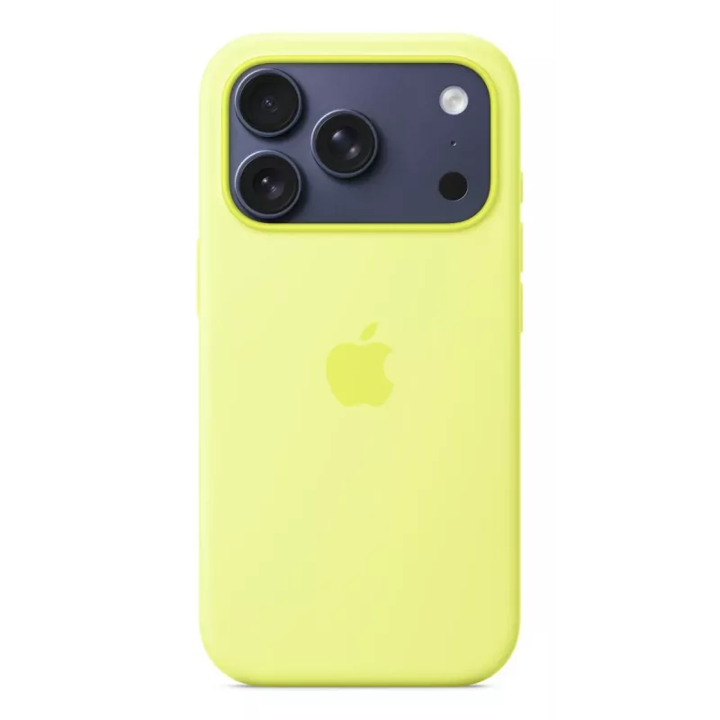 APPLE iPhone 17 Pro - Silicone Case With Magsafe - Neon Geltona