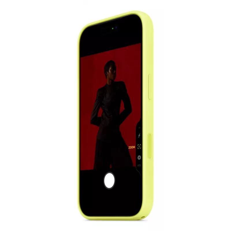 APPLE iPhone 17 Pro - Silicone Case With Magsafe - Neon Geltona