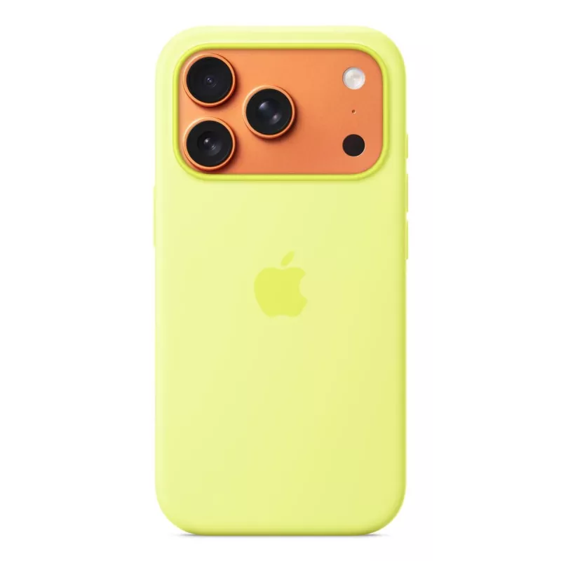 APPLE iPhone 17 Pro - Silicone Case With Magsafe - Neon Geltona