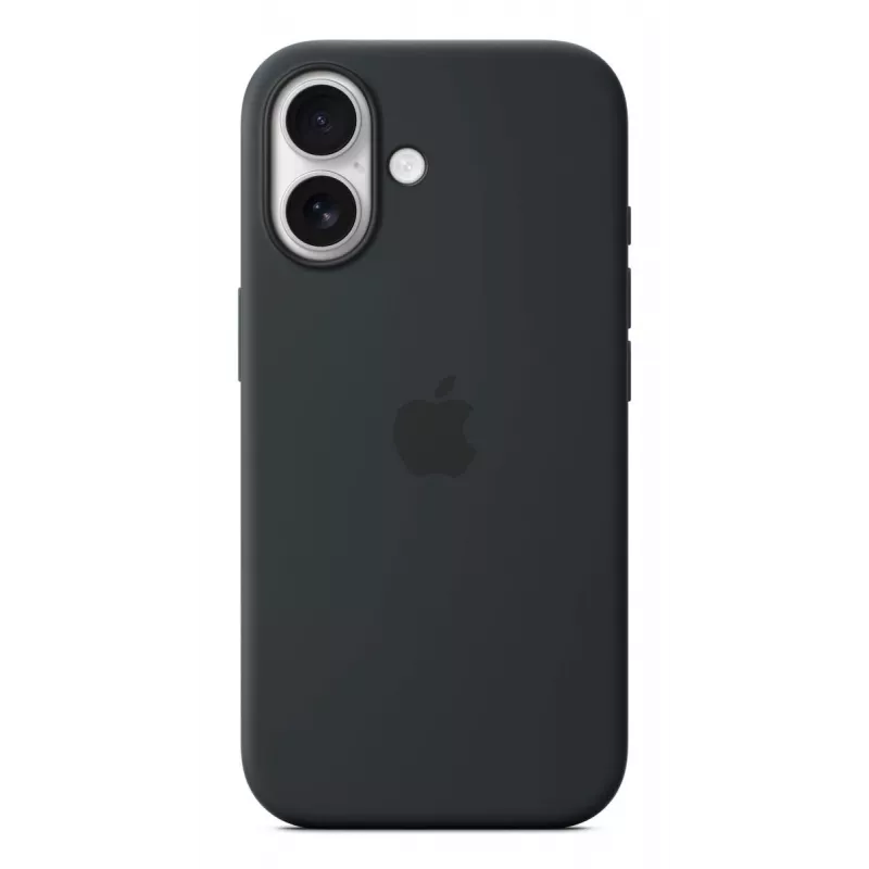 APPLE Silikono dėklas su MagSafe, skirtas iPhone 17, juodas