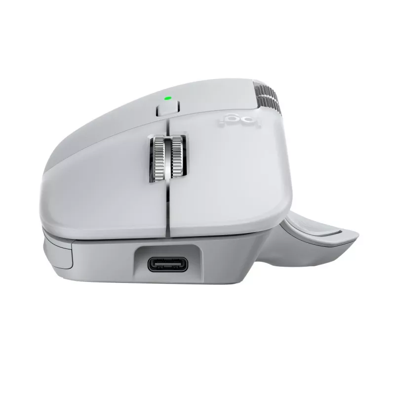 LOGITECH MX Master 4 for Mac – belaidė pelė – balta sidabrinė