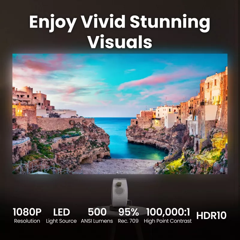 BenQ GV32 500 ANSI liumenų DLP 1080p (1920x1080) Baltas