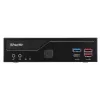 Shuttle Slim PC DH770, S1700, 2x HDMI, 2x DP, 2x 2.5G LAN, 2x COM, 8x USB, 1x 2,5 colio, 2x M.2, 24/7 nuolatinis veikimas, įsk. VESA