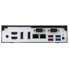 Shuttle Slim PC DH770, S1700, 2x HDMI, 2x DP, 2x 2.5G LAN, 2x COM, 8x USB, 1x 2,5 colio, 2x M.2, 24/7 nuolatinis veikimas, įsk. VESA