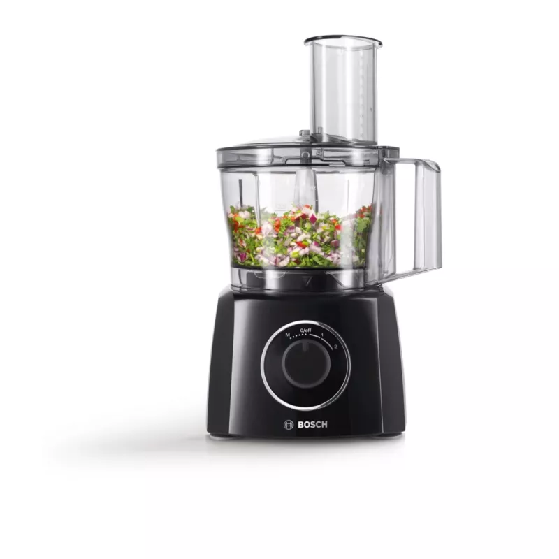 Bosch MCM3201B virtuvės kombainas 800 W 2,3 L Juoda, Skaidri