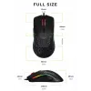 Glorious Gaming Glorious Model O pelė Regular (Juoda), Right-hand, Optical, USB Type-A, 12000 DPI, Juoda