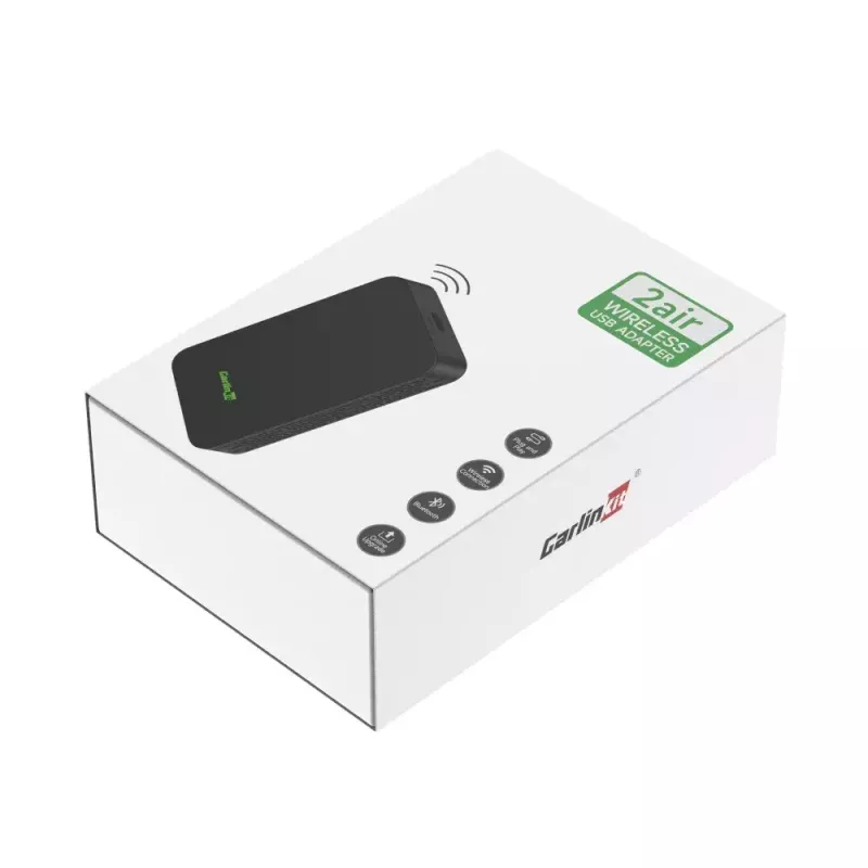 Automobilinis medijos imtuvas Carlinkit CPC200-2AIR juodas, Wi‑Fi 5 GHz / 2,4 GHz, Bluetooth 4.1, USB‑C