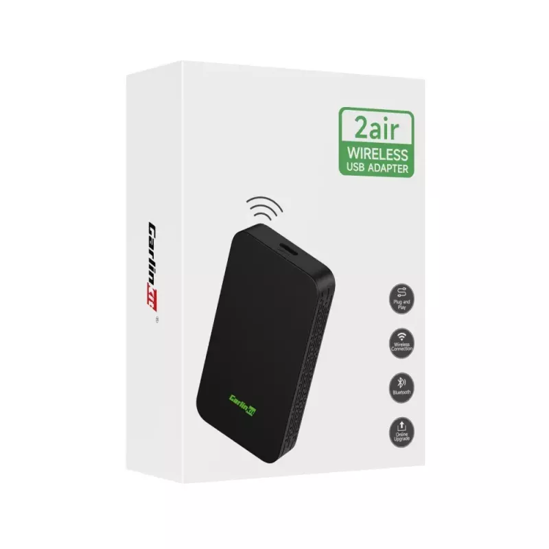Automobilinis medijos imtuvas Carlinkit CPC200-2AIR juodas, Wi‑Fi 5 GHz / 2,4 GHz, Bluetooth 4.1, USB‑C