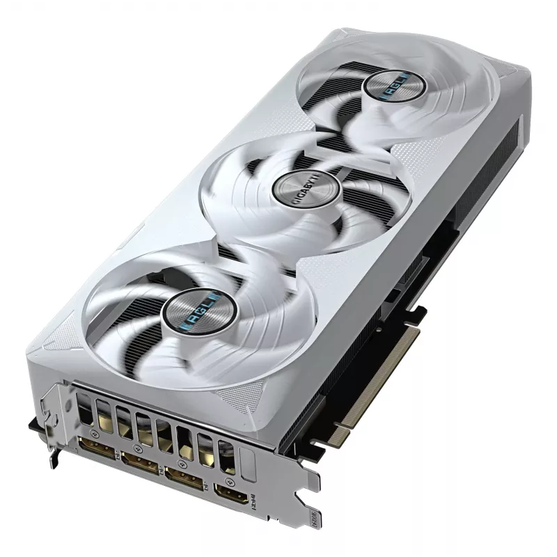 GIGABYTE GeForce RTX 5070 Ti EAGLE OC ICE SFF 16G vaizdo plokštė - 16GB GDDR7, 256bit, PCI-E 5.0, 2542 MHz šerdies dažnis, 3 x DP 2.1a, 1 x HDMI 2.1b, NVIDIA DLSS 4, GV-N507TEAGLEOC ICE-16GD