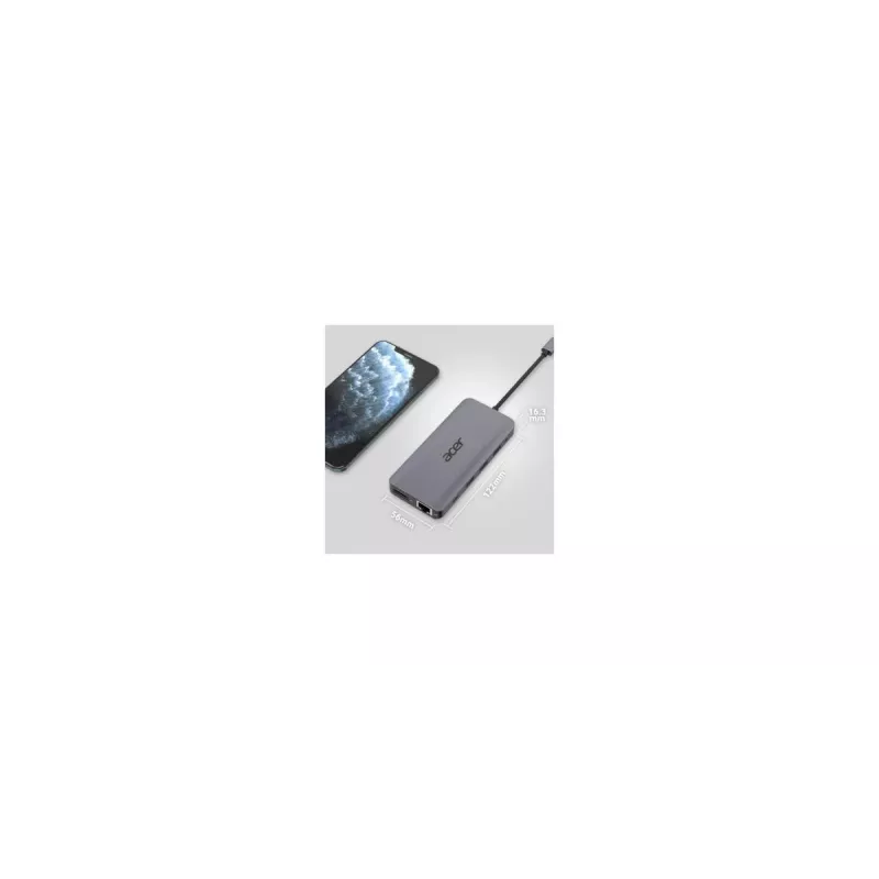 ACER 12in1 Type C Dongle Sidabrinė