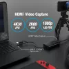j5create JVA11-N 4K HDMI™ fiksavimo adapteris, juodas, USB 3.2 Gen 1 (3.1 Gen 1), 3840 x 2160 pikselių, aliuminis, 0,19 m, Taivanas