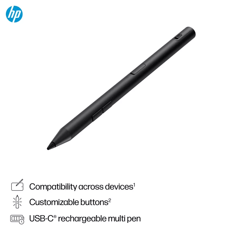 HP 705 įkraunamas kelių funkcijų rašiklis, Nešiojamasis kompiuteris, HP, Juoda, Integruota, Ličio jonų (Li-Ion), Kinija