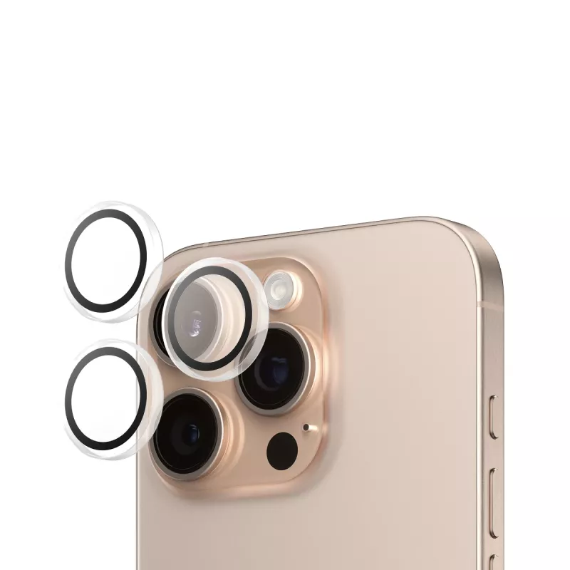 PanzerGlass ® Hoops® Camera Lens Protector Transparent iPhone 16 Pro | 16 Pro Max
