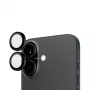 PanzerGlass® Hoops® fotoaparato objektyvo apsauga juoda iPhone 16 | 16 Plus