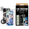 PanzerGlass ® 4-in-1 apsaugos rinkinys iPhone 16 Pro, Apple, Apple - iPhone 16 Pro, sausas uždėjimas, atsparus įbrėžimams, atsparus smūgiams, permatomas, 1 vnt.