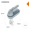 Kenwood HMP40.000GY Rankinis plaktuvas 350 W Mėlyna