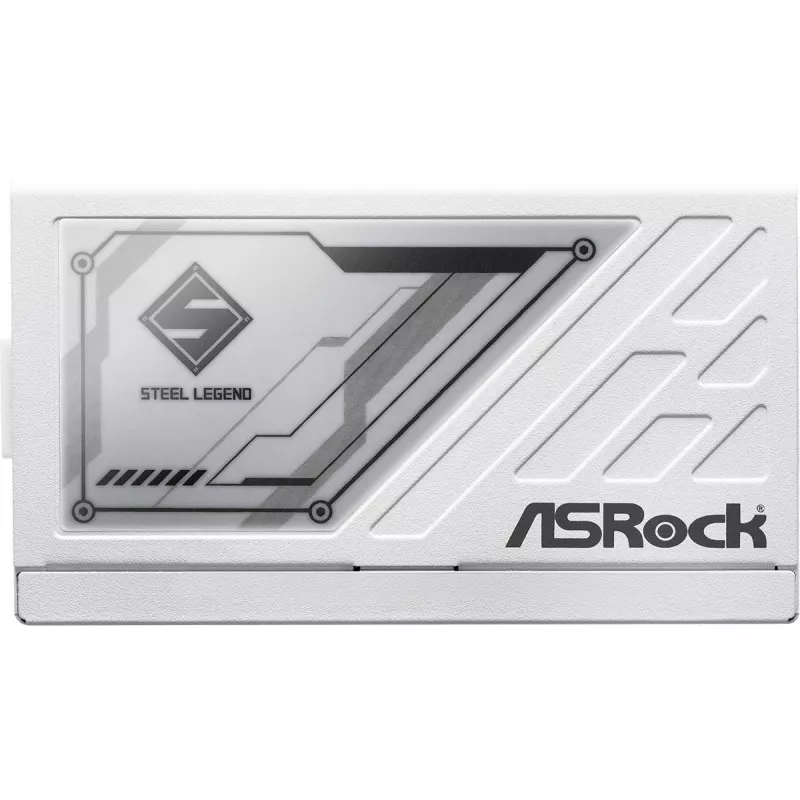ASROCK Steel Legend SL-850G 850 W 80+ Gold baltas ATX maitinimo blokas