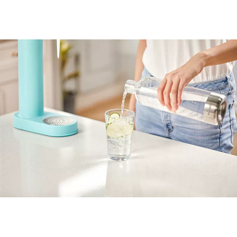 “Philips” gėrimo butelis ADD912/10, kasdieniam naudojimui, 1000 ml, polietileno tereftalatas (PET), nerūdijantis plienas, nerūdijantis plienas, skaidrus