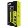 Braun Series 3 Shave&Style 300BT elektrinis skustuvas, vyriškas skustuvas, juodas/žalias