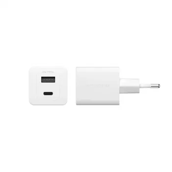 PanzerGlass empower™ by ® Turbo 35W Charger incl. USB-C + USB-A | EU Plug | Sidabrinė White