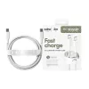 PanzerGlass empower™ by ® Racing 240W USB-C į USB-C laidas | USB 2.0 | 2 m | Sidabrinė balta