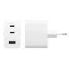 PanzerGlass empower™ by ® Turbo 70W Multiple Charger incl. 2 x USB-C + USB-A | EU Plug | Sidabrinė White