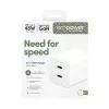 PanzerGlass empower™ by ® Turbo 45W Charger incl. 2 x USB-C | EU Plug | Sidabrinė White