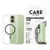 Dėklas PanzerGlass CARE by Flagship Case Skaidrus Urban Explorer Black MagSafe, skirtas iPhone 17