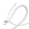 PanzerGlass empower™ by ® Racing 60W USB-C – Lightning laidas | USB 2.0 | 1,2 m | Sidabrinė balta
