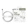 PanzerGlass empower™ by ® Racing 240 W USB-C į USB-C laidas | USB 2.0 | 1,2 m | sidabrinis baltas
