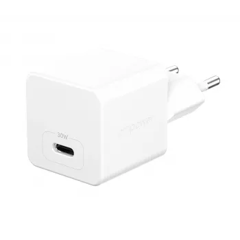 PanzerGlass empower™ by ® Turbo 30W Charger Single USB-C | EU Plug | Sidabrinė White