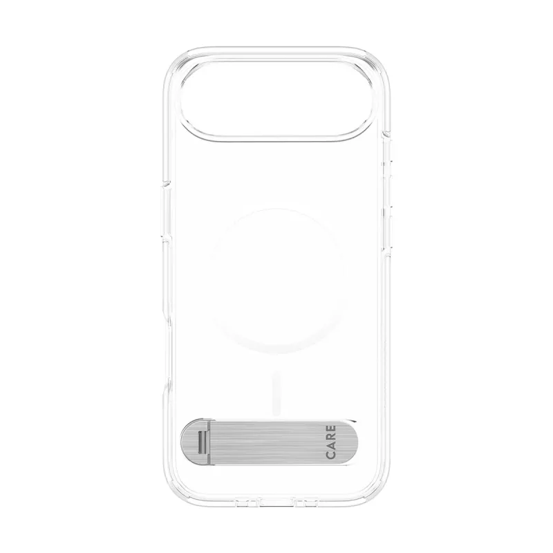 PanzerGlass CARE™ by ® dėklas permatomas su stovu ir MagSafe iPhone Air