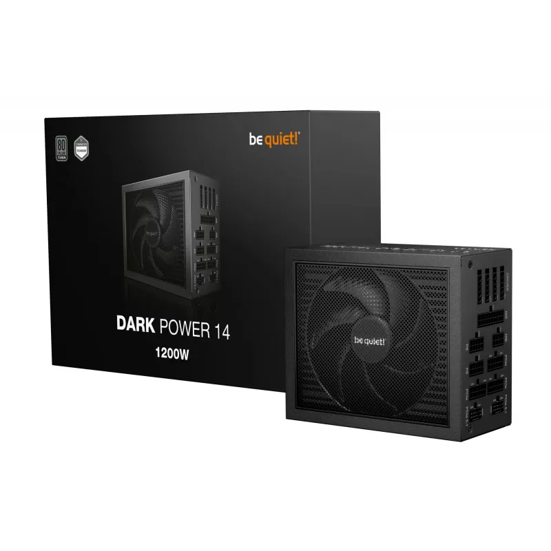 be quiet! Dark Power 14 1200 W - 80 Plus Titanium maitinimo blokas 20+4 pin ATX ATX juodas