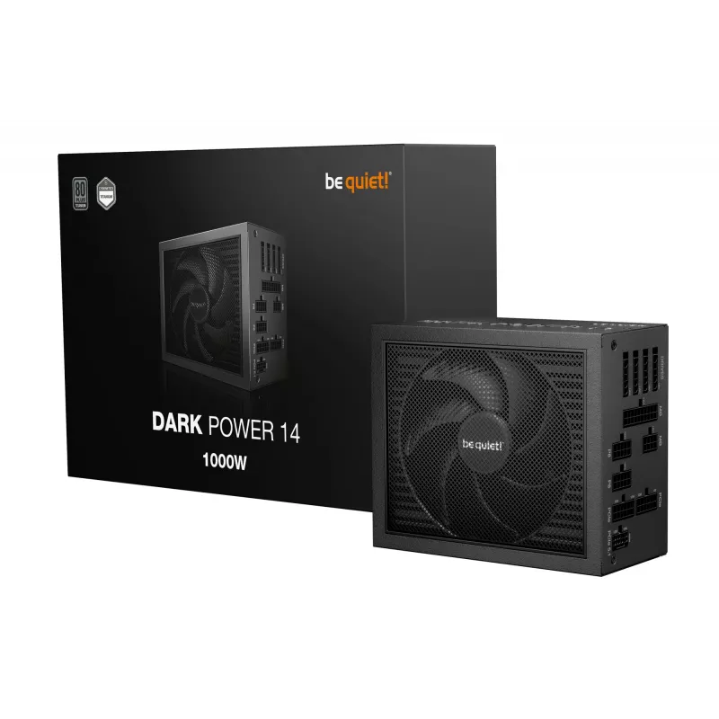 be quiet! Dark Power 14 1000 W - 80 Plus Titanium maitinimo blokas 20+4 pin ATX ATX juodas