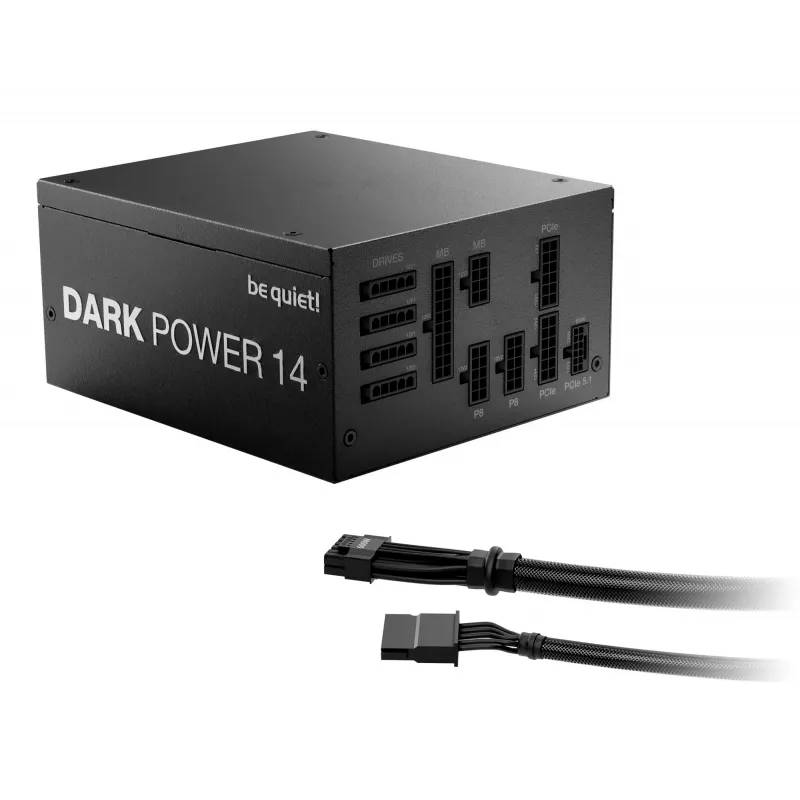 be quiet! Dark Power 14 850 W - 80 Plus Titanium maitinimo blokas 20+4 pin ATX ATX Juoda