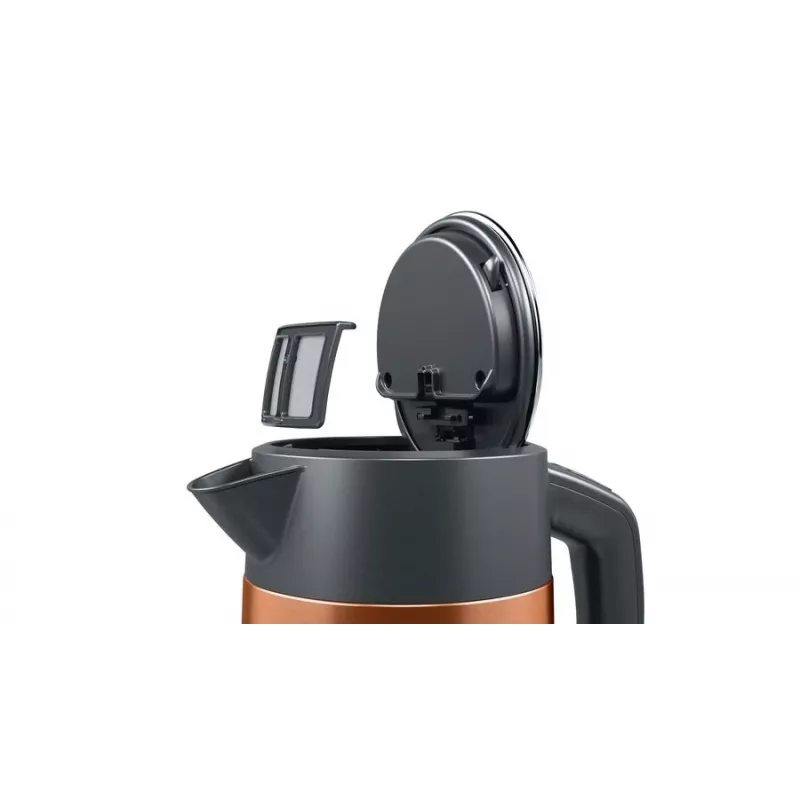 Bosch TWK4P439 elektrinis virdulys 1,7 l 2400 W juoda, auksinė