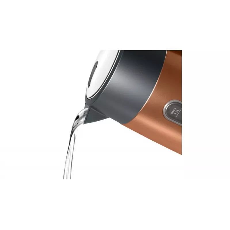 Bosch TWK4P439 elektrinis virdulys 1,7 l 2400 W juoda, auksinė
