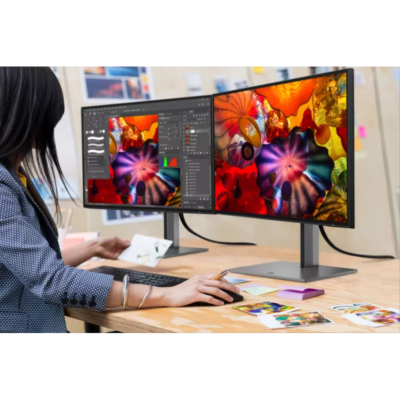 HP Z25xs G3 kompiuterio monitorius 63,5 cm (25 colių) 2560 x 1440 pikselių Quad HD juodas