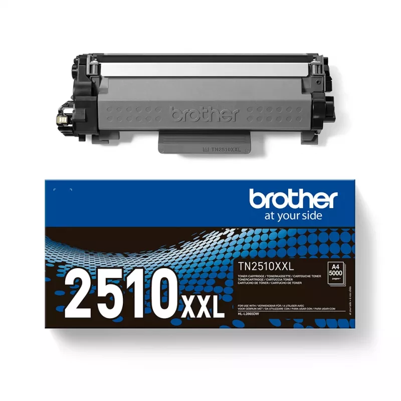 Tonerio kasetė Brother TN2510XXL XXL juoda, 3000 lapų, 1 vnt.