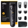Braun BeardTrimmer 5 BT5560 barzdos skutimosi mašinėlė, baterija, 40, 2 cm, šlapiam ir sausam naudojimui, juoda