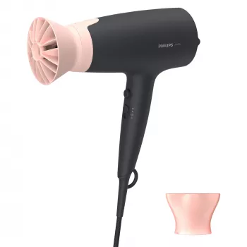 Philips 3000 serijos BHD350/10 plaukų džiovintuvas, DC, Juoda, Rožinė, Pakabinimo žiedas, 1,8 m, 2100 W, 220–240 V