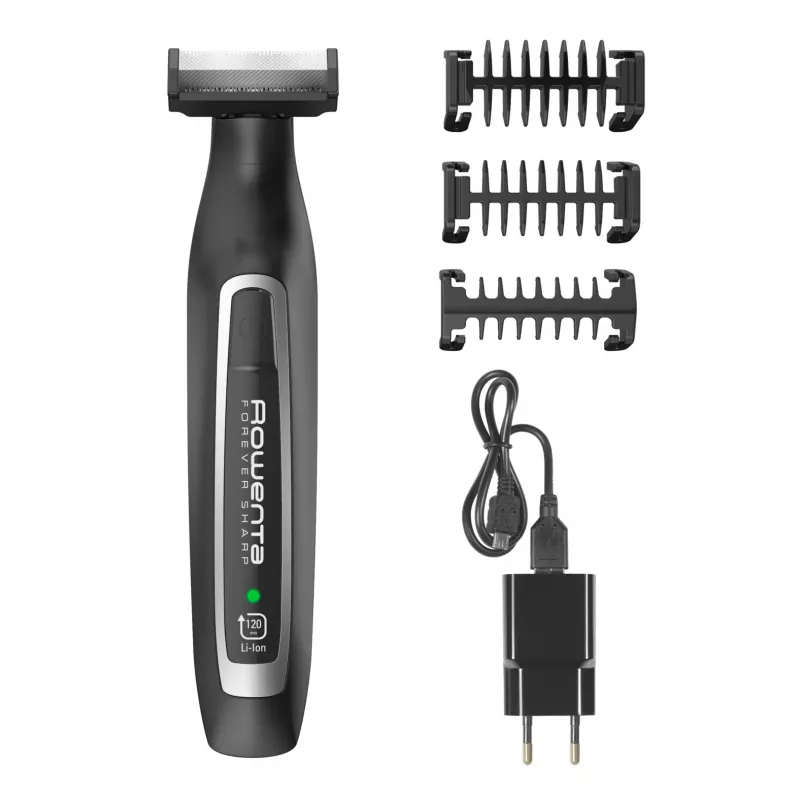 Rowenta Forever Sharp TN6000 barzdos kirpimo mašinėlė - kirpimui, kontūrams ir skutimui, 120 min. veikimo laikas