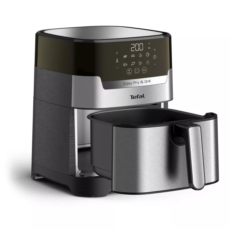 Tefal Easy Fry & Grill EY505D Vienvietis 4,2 L Atskiras 1550 W Karšto oro gruzdintuvė Nerūdijantis plienas