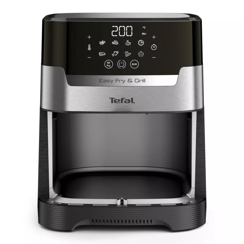 Tefal Easy Fry & Grill EY505D Vienvietis 4,2 L Atskiras 1550 W Karšto oro gruzdintuvė Nerūdijantis plienas