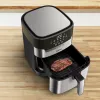 Tefal Easy Fry & Grill EY505D Vienvietis 4,2 L Atskiras 1550 W Karšto oro gruzdintuvė Nerūdijantis plienas